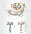 Cartoon Montessori Seal Hammer Knocking Game Education Educational Children's Desktop Parent-Child Interactive Musical Toys